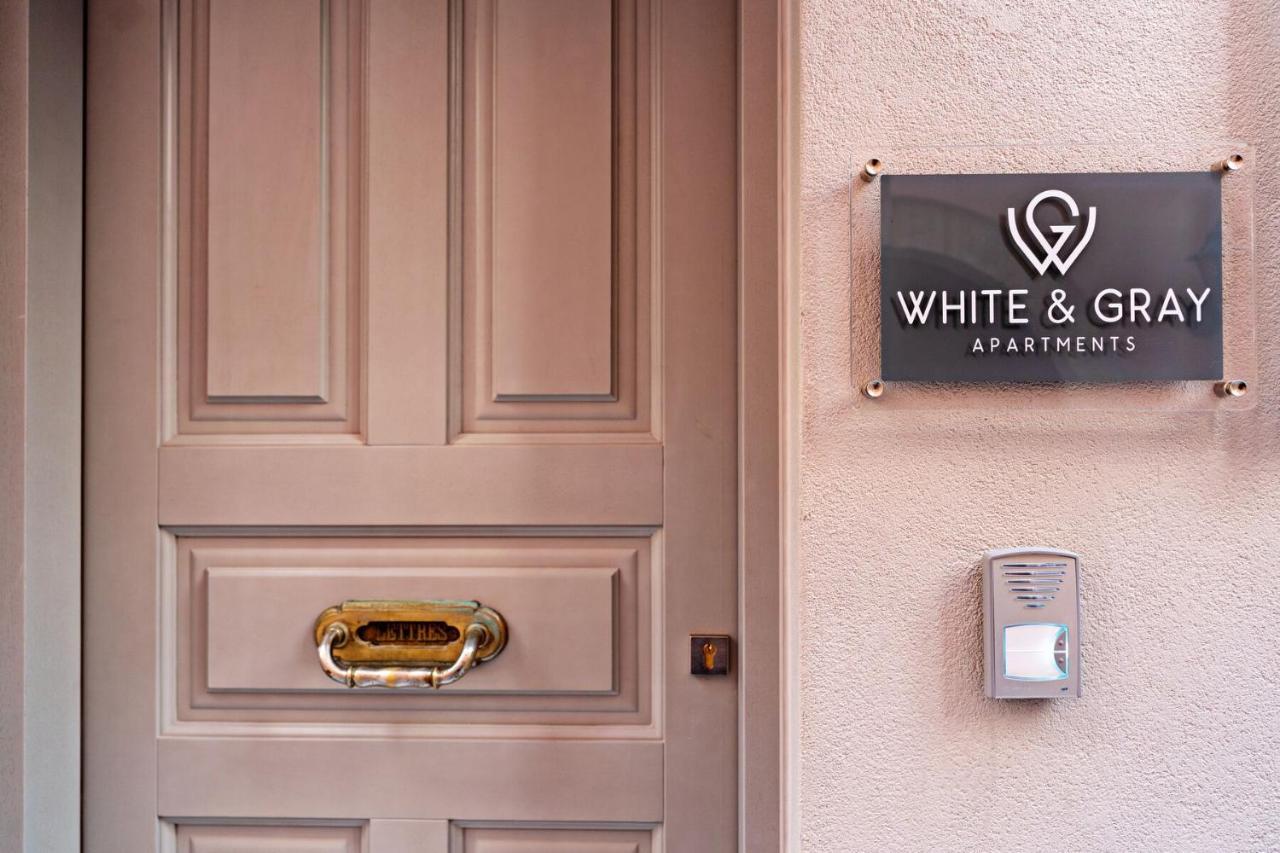 White & Gray Apartment Rétino Exterior foto